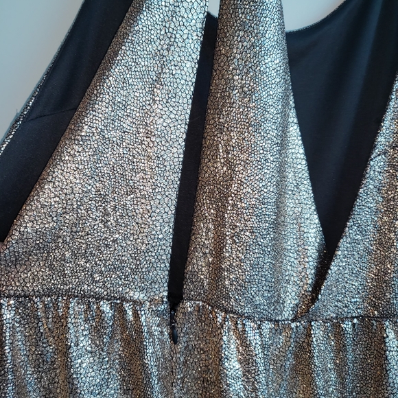 Forever21 Special Occasion Metallic Maxi Dress - Picture 4 of 5